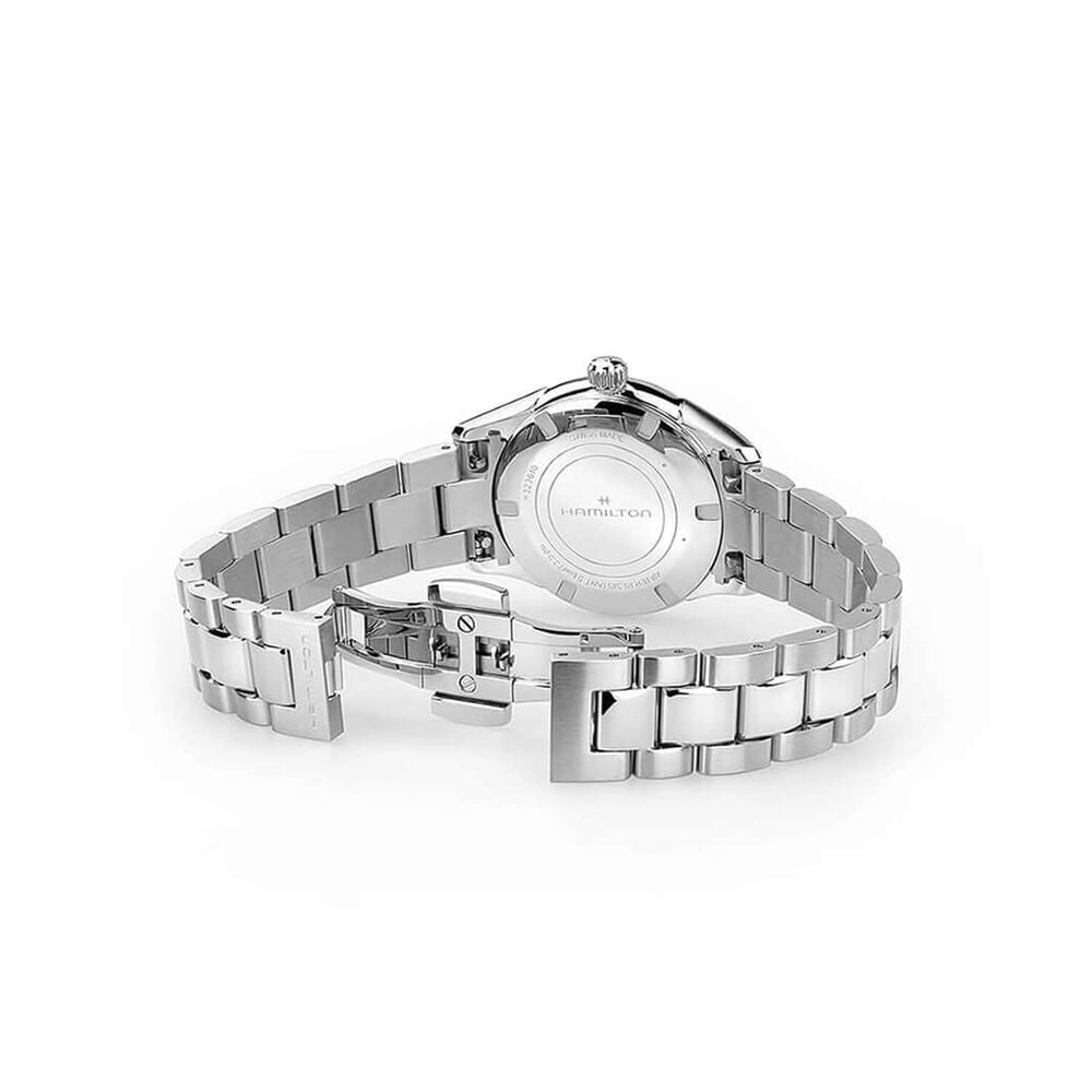 Hamilton Jazzmaster Quartz 32mm Blue Dial Steel Bracelet Watch image number 4