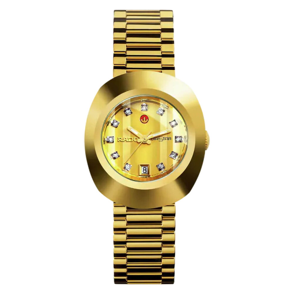 Rado DiaStar Original Automatic 27.3mm Gold - Yellow Dial Watch