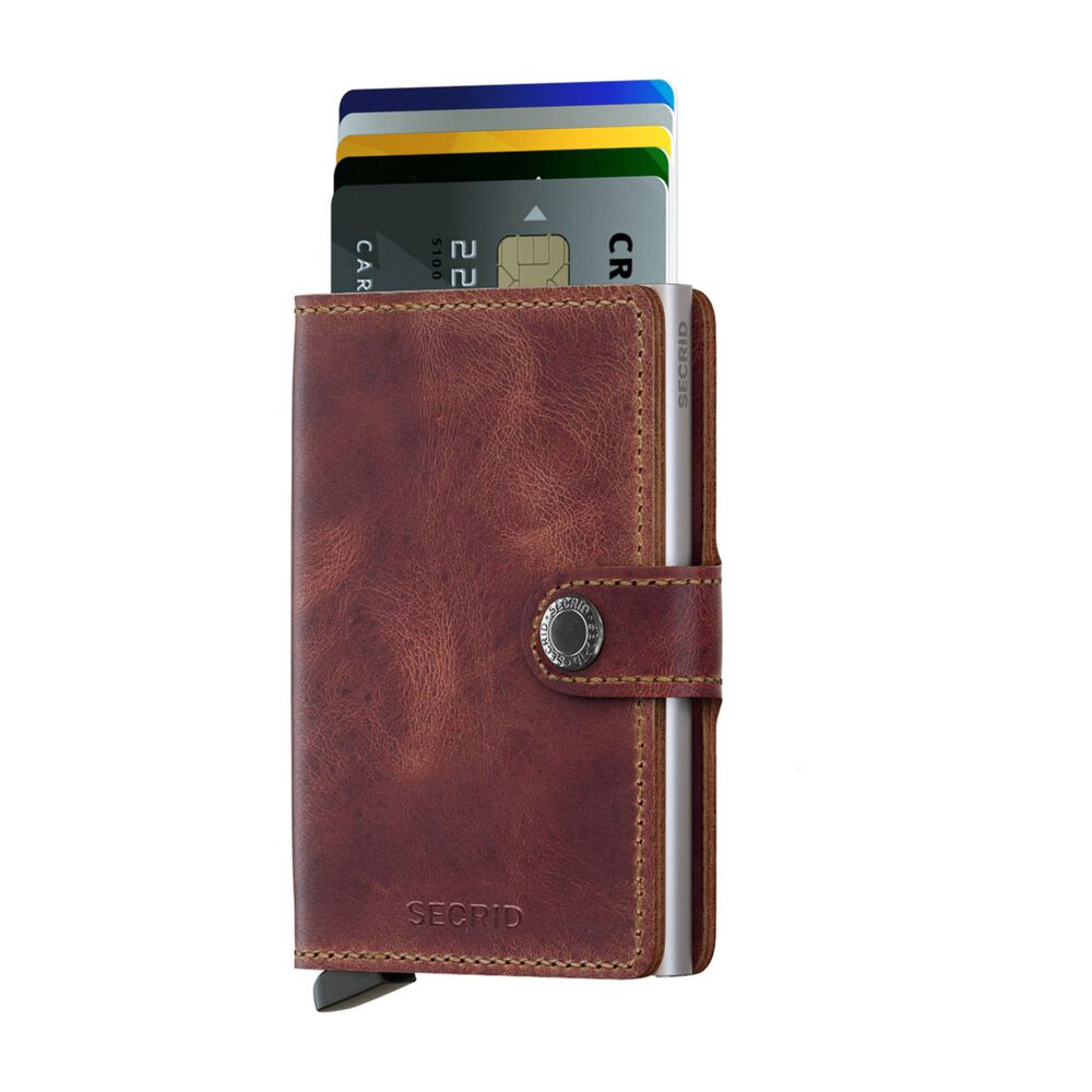 Secrid Vintage Brown Leather Miniwallet