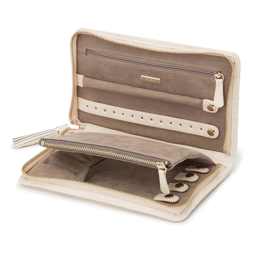 WOLF CAROLINE Ivory Portfolio Jewellery Case image number 2