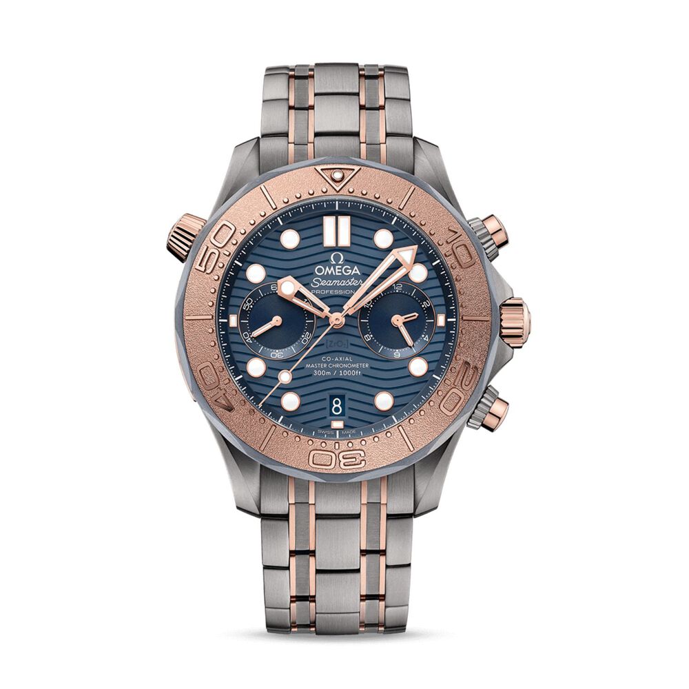 Omega Seamaster Diver 300m 44mm Gold Titanium Tantalum Watch image number 0