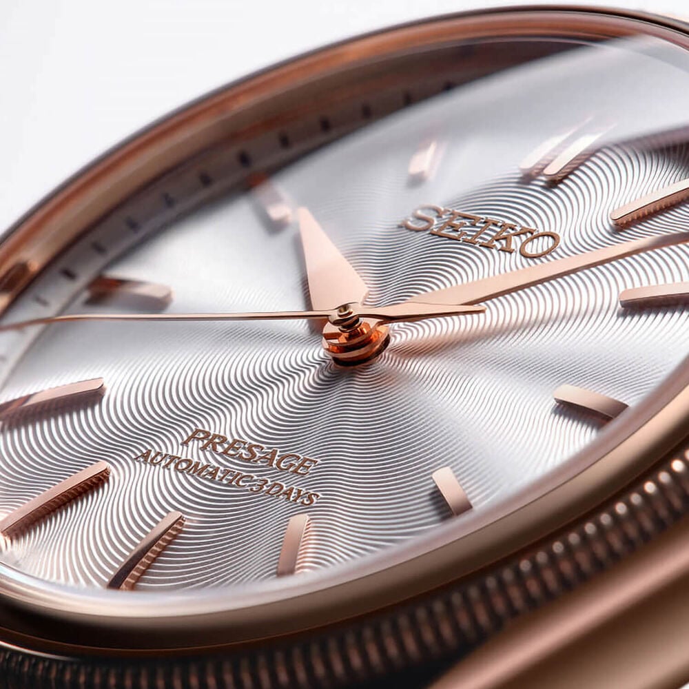 Seiko Presage Classic Series x Tomioka Silk Promotion Organisation White Shiro-neri Watch