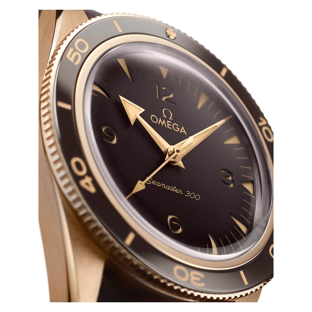 OMEGA Seamaster 300 Co-Axial Master Chronometer 41mm Dial Bronze Case Watch image number 3