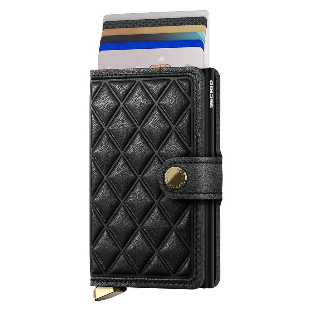 Secrid Emboss Diamond Black Miniwallet image number 1