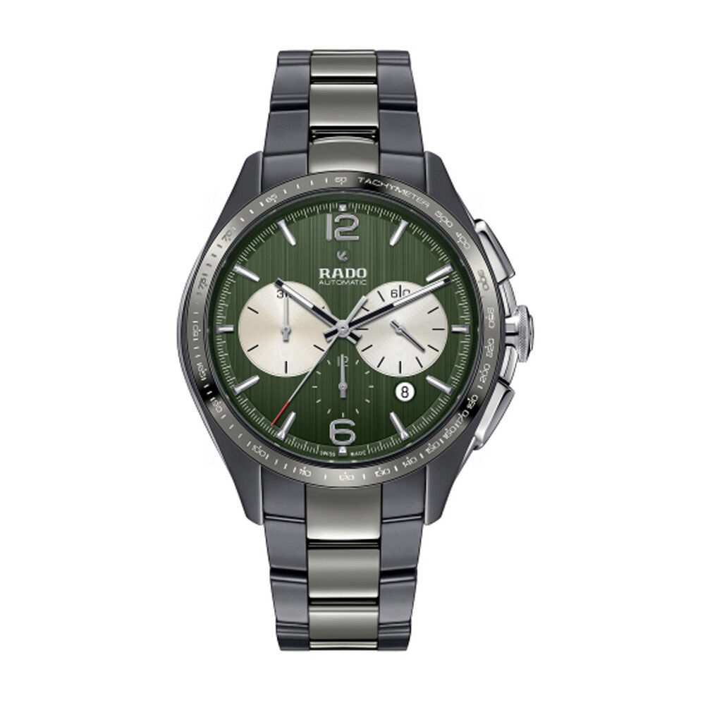 Rado Hyperchrome Green Dial  45mm Mens Watch