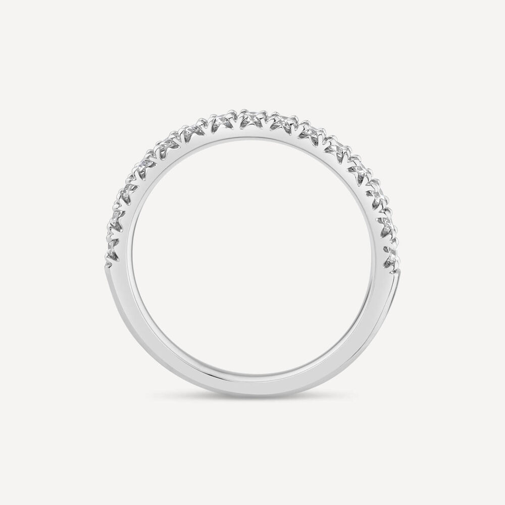 Born Platinum 0.40ct Claw Set Diamond Wedding Ring image number 2
