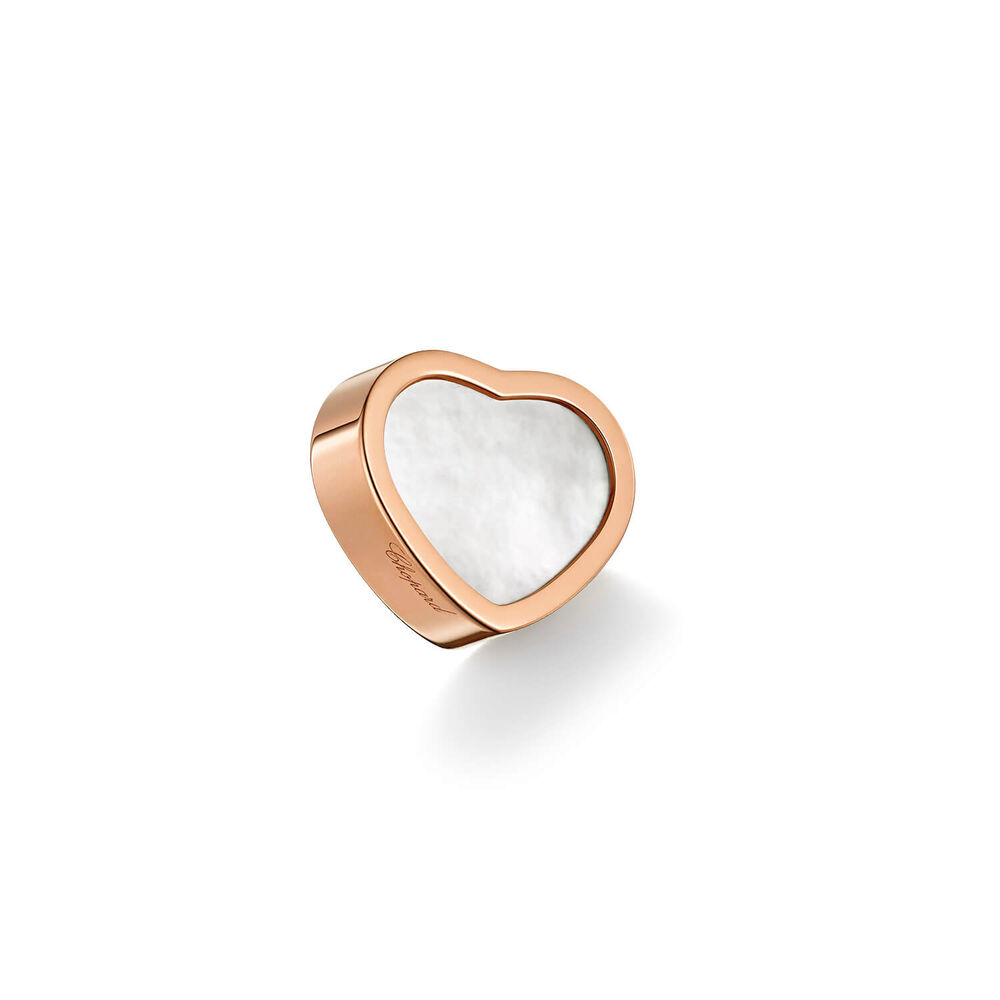 Chopard My Happy Hearts Mother of Pearl Rose Gold Single Stud Earring image number 4