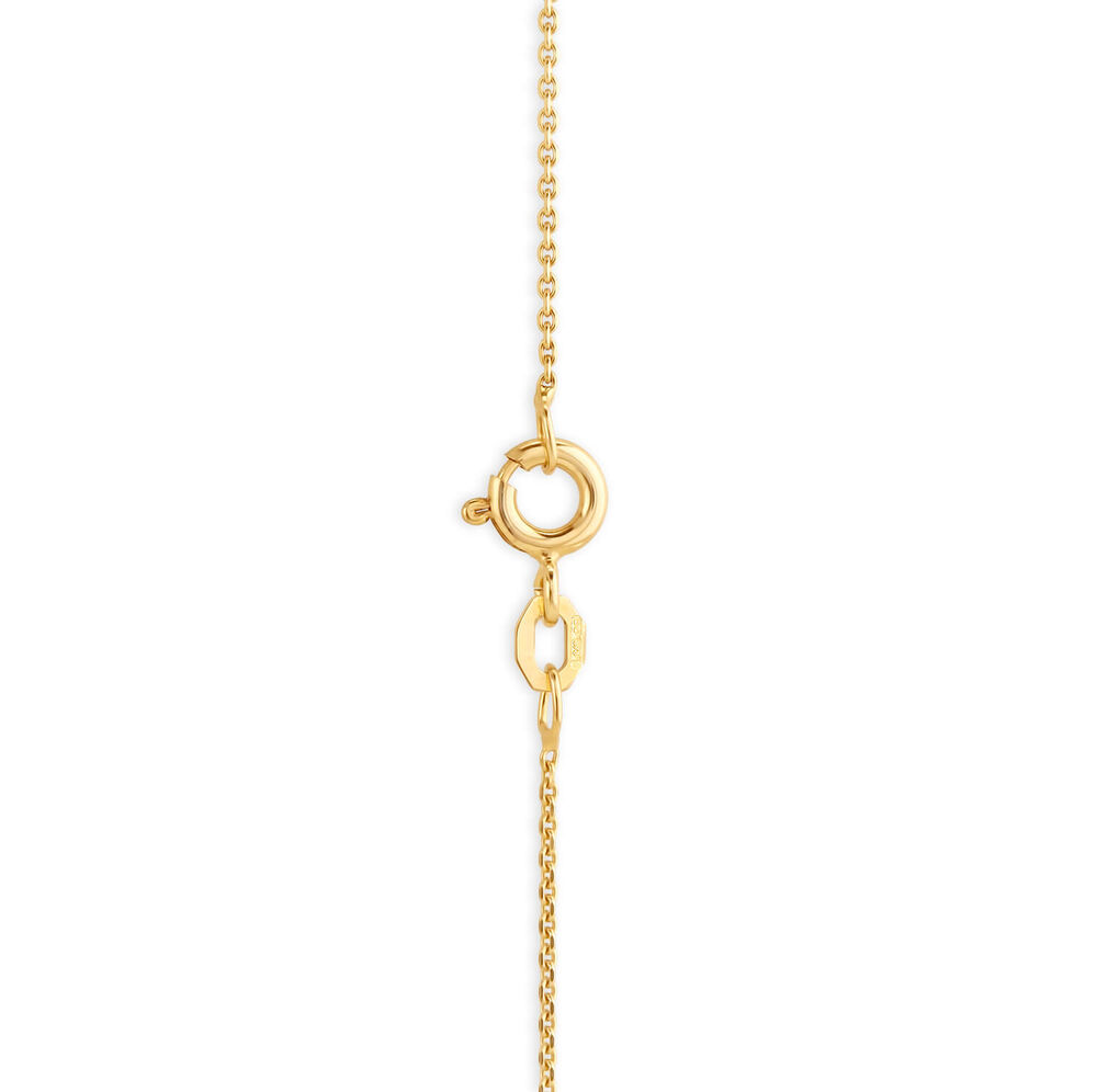 9ct Yellow Gold 18' Rolo Chain Necklace image number 1
