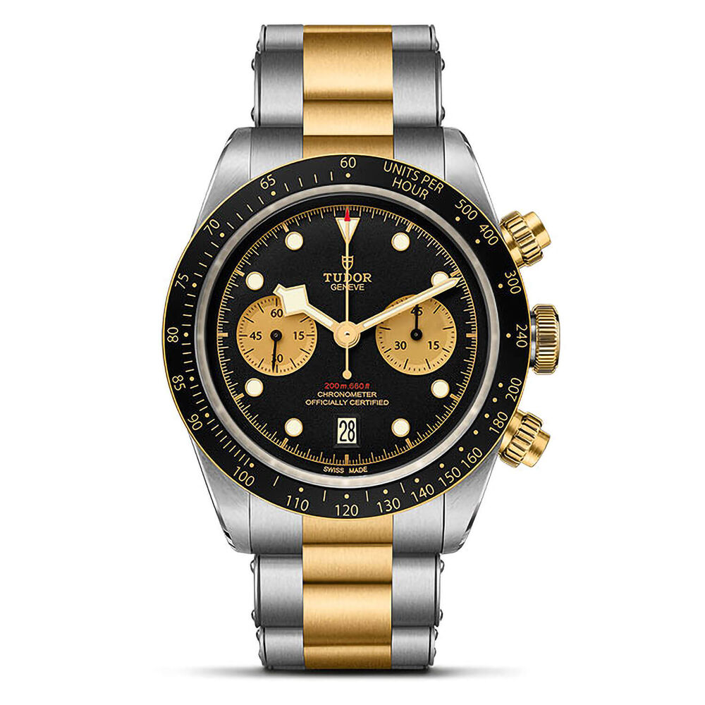 TUDOR Black Bay Chrono S&G Steel And Gold Swiss Mens Watch