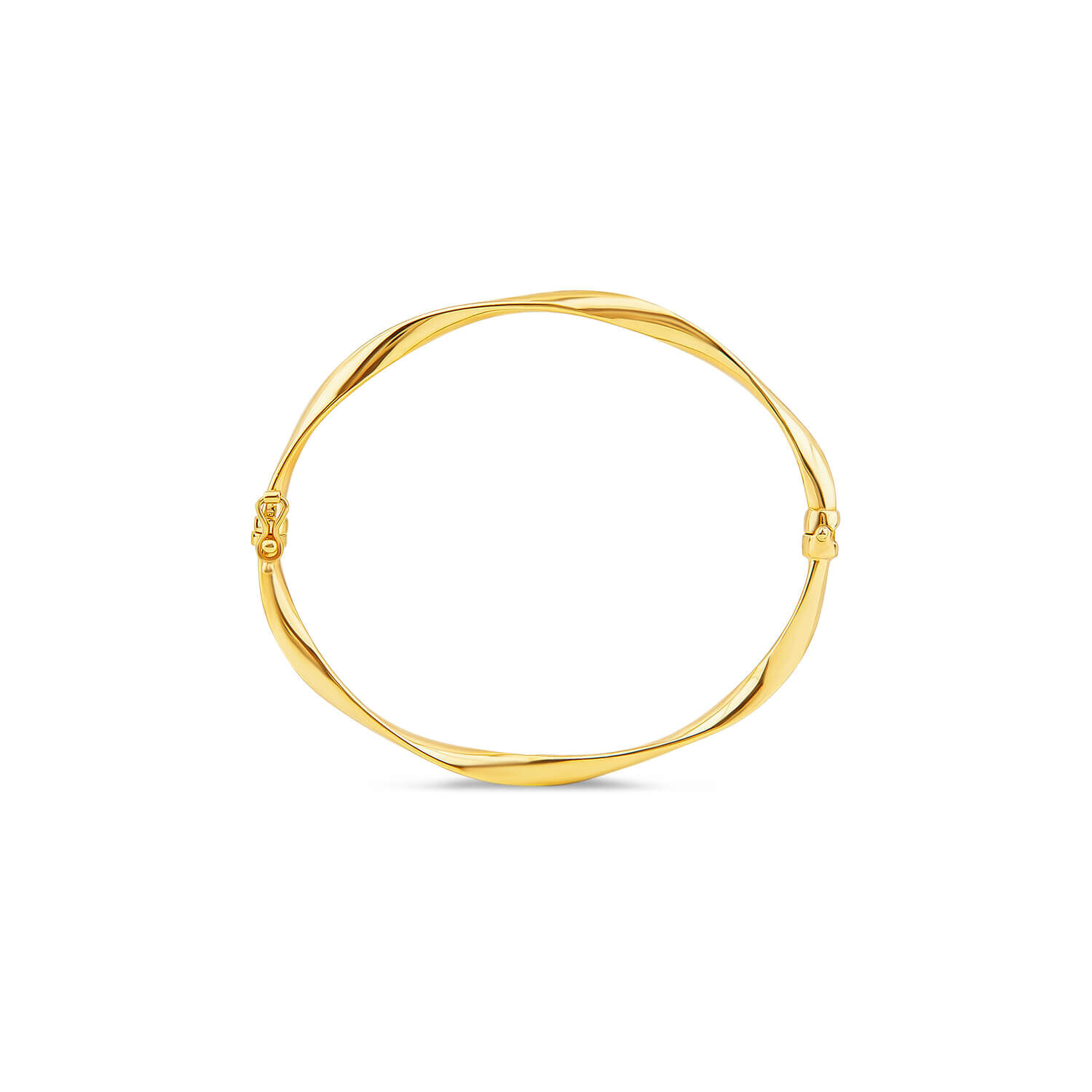 Twisted gold cheap bangle designs