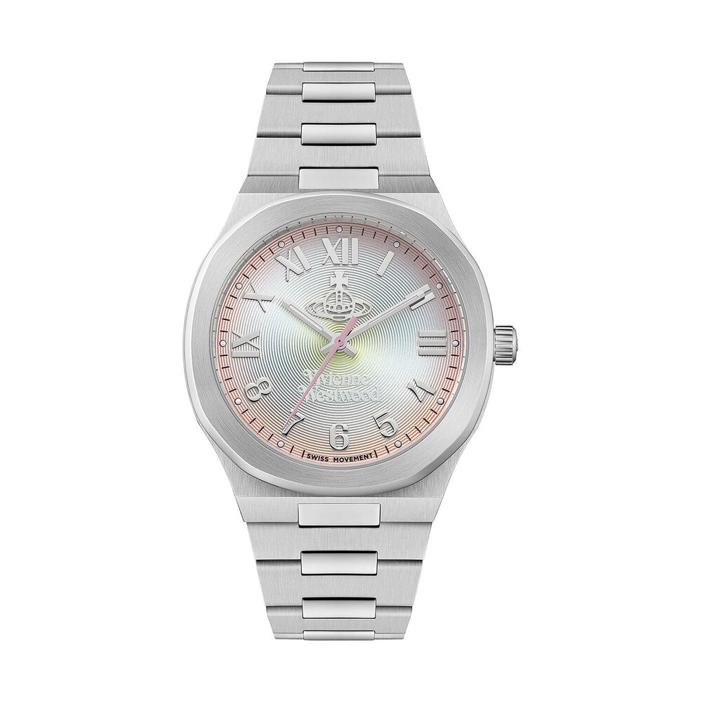 Vivienne Westwood Merton 38mm Multi Coloured Dial Steel Bracelet Watch image number 0