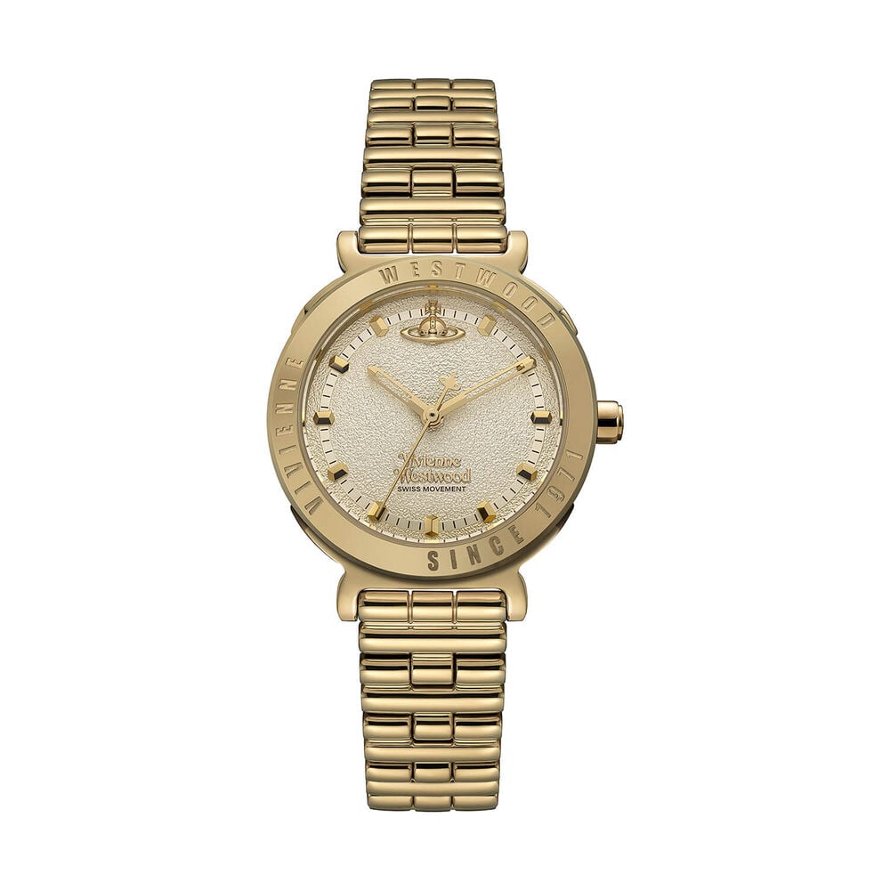 Vivienne Westwood Chelsea 31mm Gold Dial Gold Tone Steel Bracelet Watch