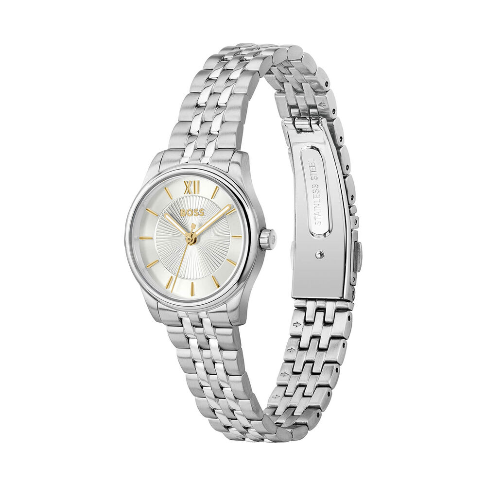 BOSS Graceful Mina 25mm Silver Dial Stainless Steel Bracelet Watch image number 2