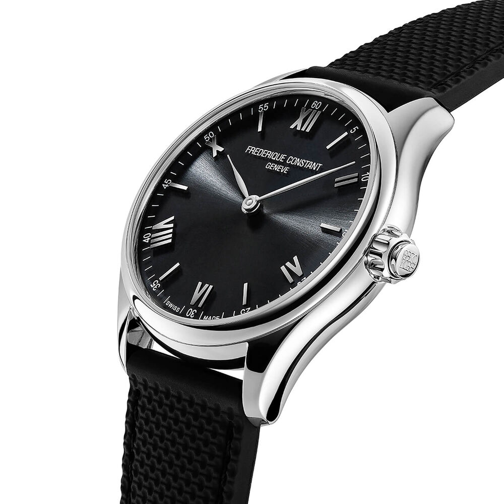 Frederique Constant Connected Black Multi Function Case Black Watch image number 1