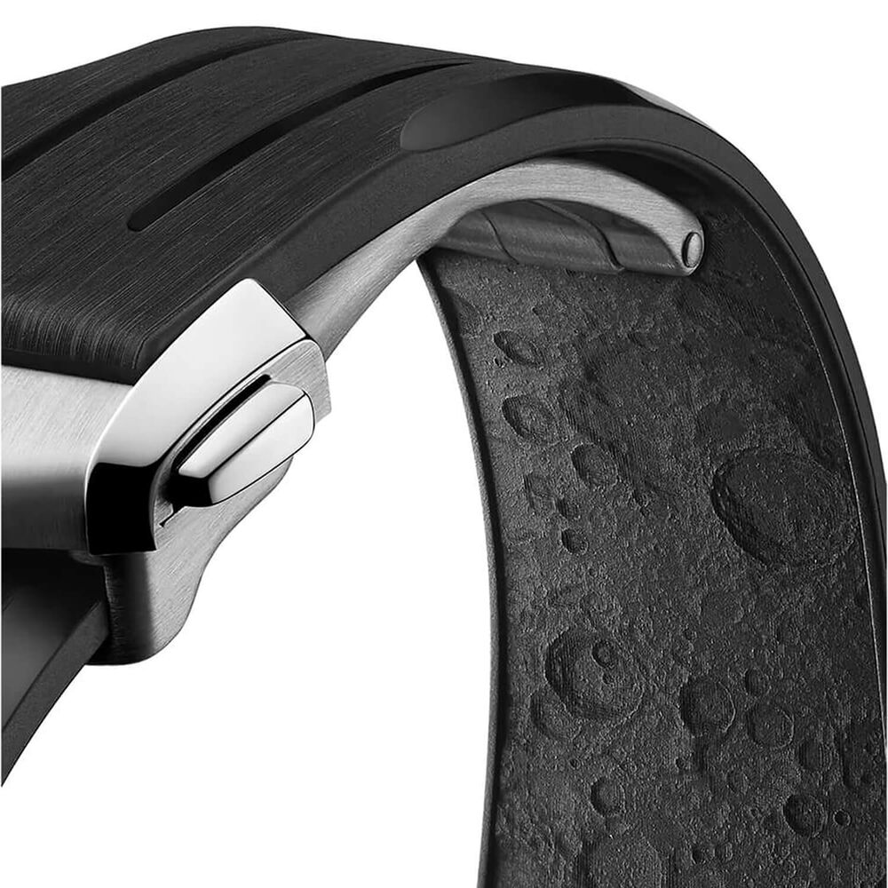 OMEGA Speedmaster Moonwatch Professional 42mm White Dial Black Rubber Strap Watch image number 5