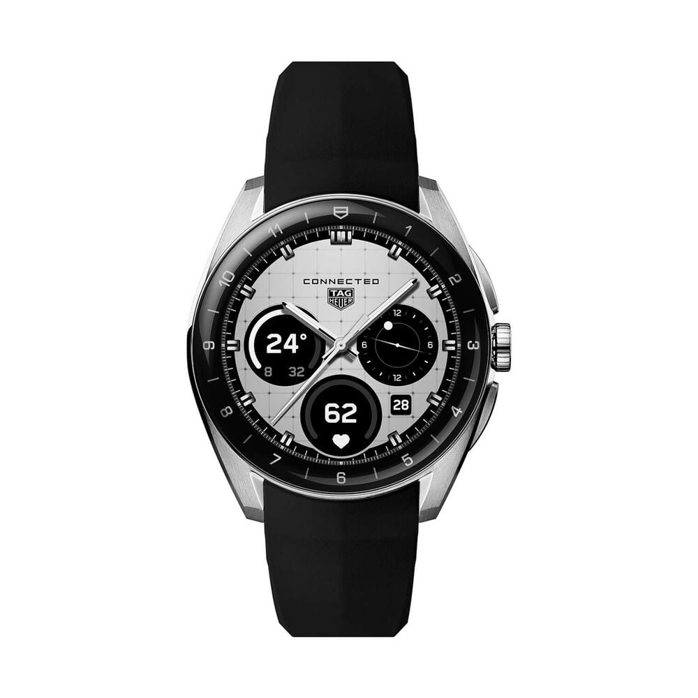 TAG Heuer Connected Calibre E5 40mm Dial Black Rubber Strap Watch image number 0