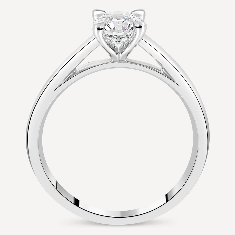 Platinum 0.60ct Amia Diamond Solitaire Ring image number 4