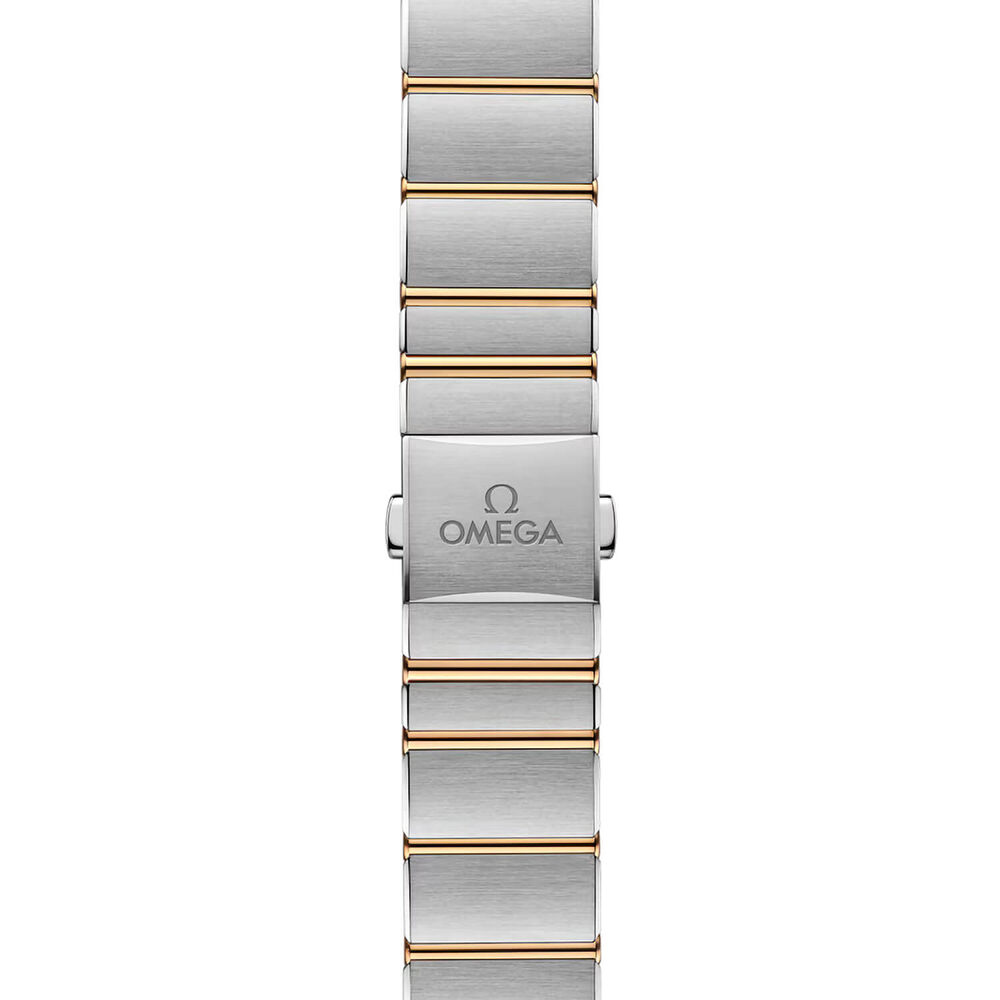 OMEGA Constellation 28mm MOP Dial Diamond Dots Steel & Gold Bracelet