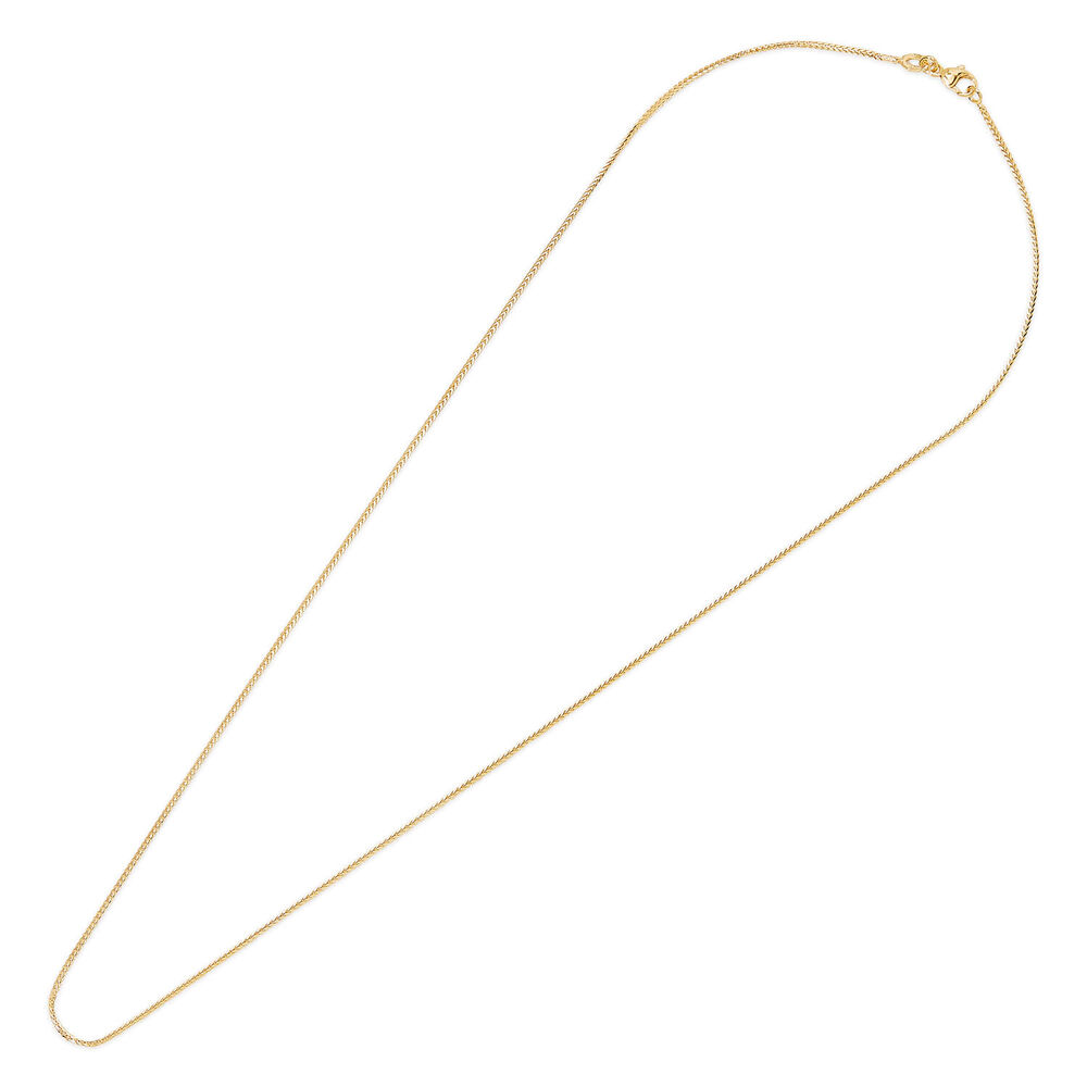 9ct Yellow Gold Franco Med 20' 3.4g Chain Necklace image number 2