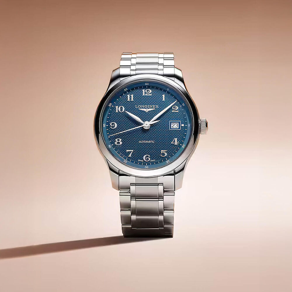 Longines Master Collection 39mm Blue Dial Stainless Steel Bracelet Watch