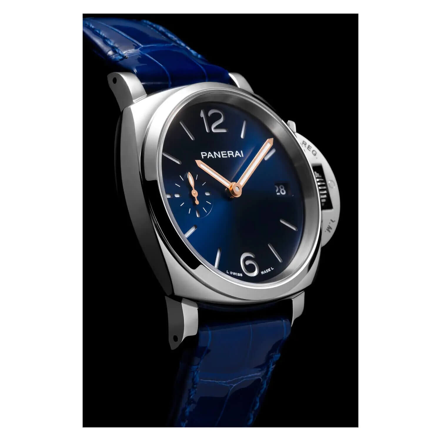Panerai due blue on sale