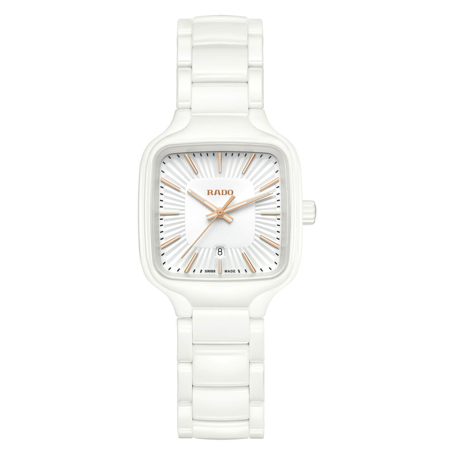 Rado white stone watch sale