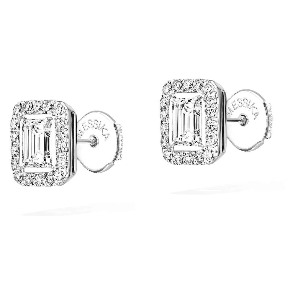 Messika Joy 18ct White Gold 0.40tcw Diamond Stud Earrings