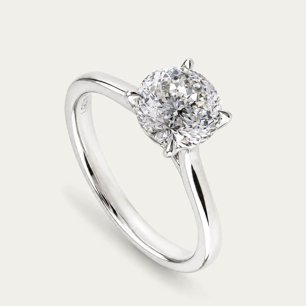 Born NOVA Platinum 2.00ct Round Lab Grown Diamond Solitaire Ring