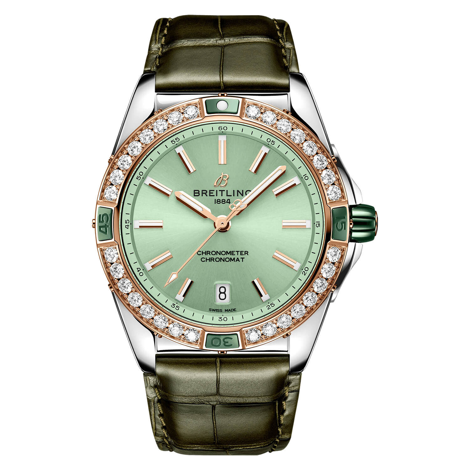 Breitling chronomat 2025 leather strap