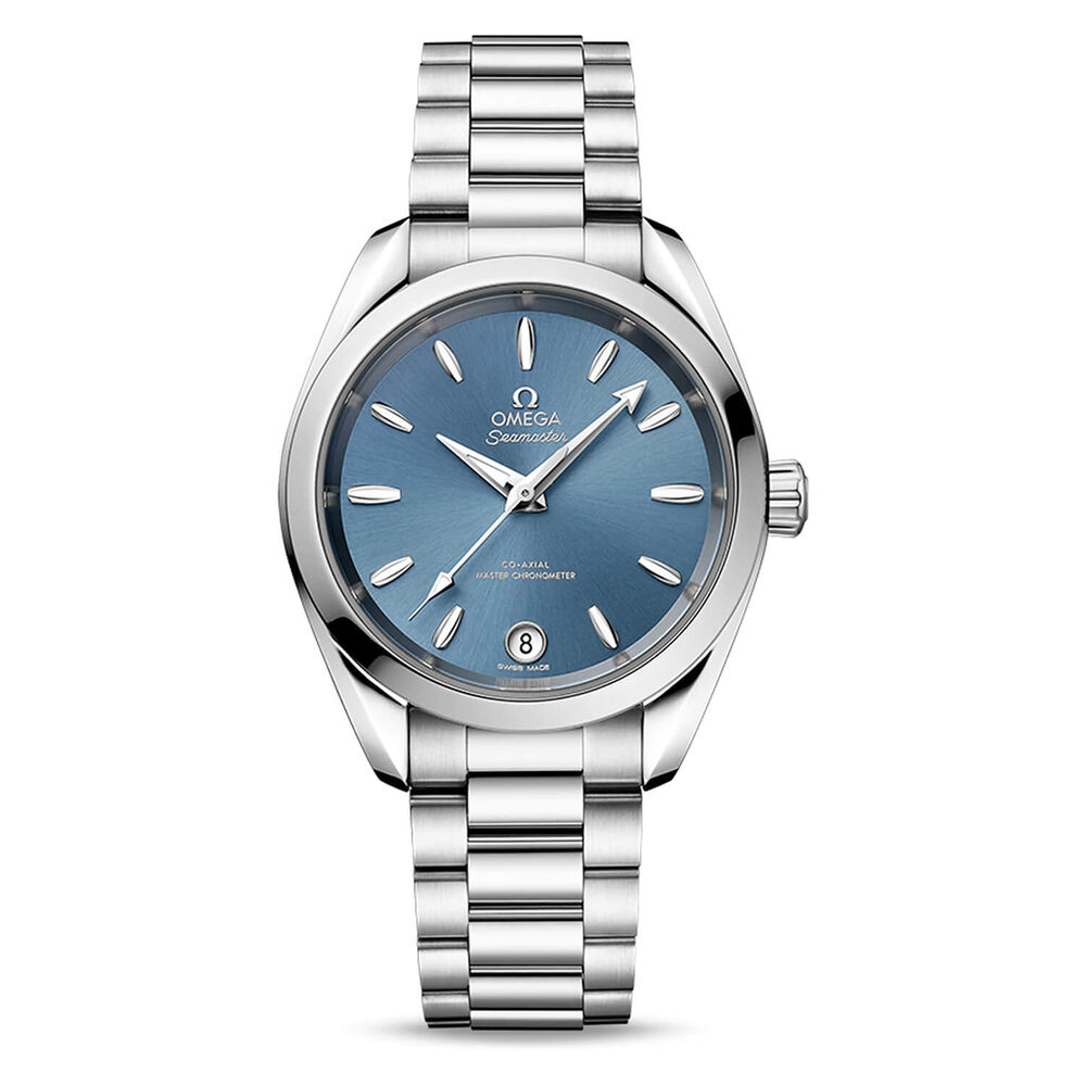 OMEGA Seamaster Aqua Terra 34mm Blue Dial Steel Case Watch image number 0
