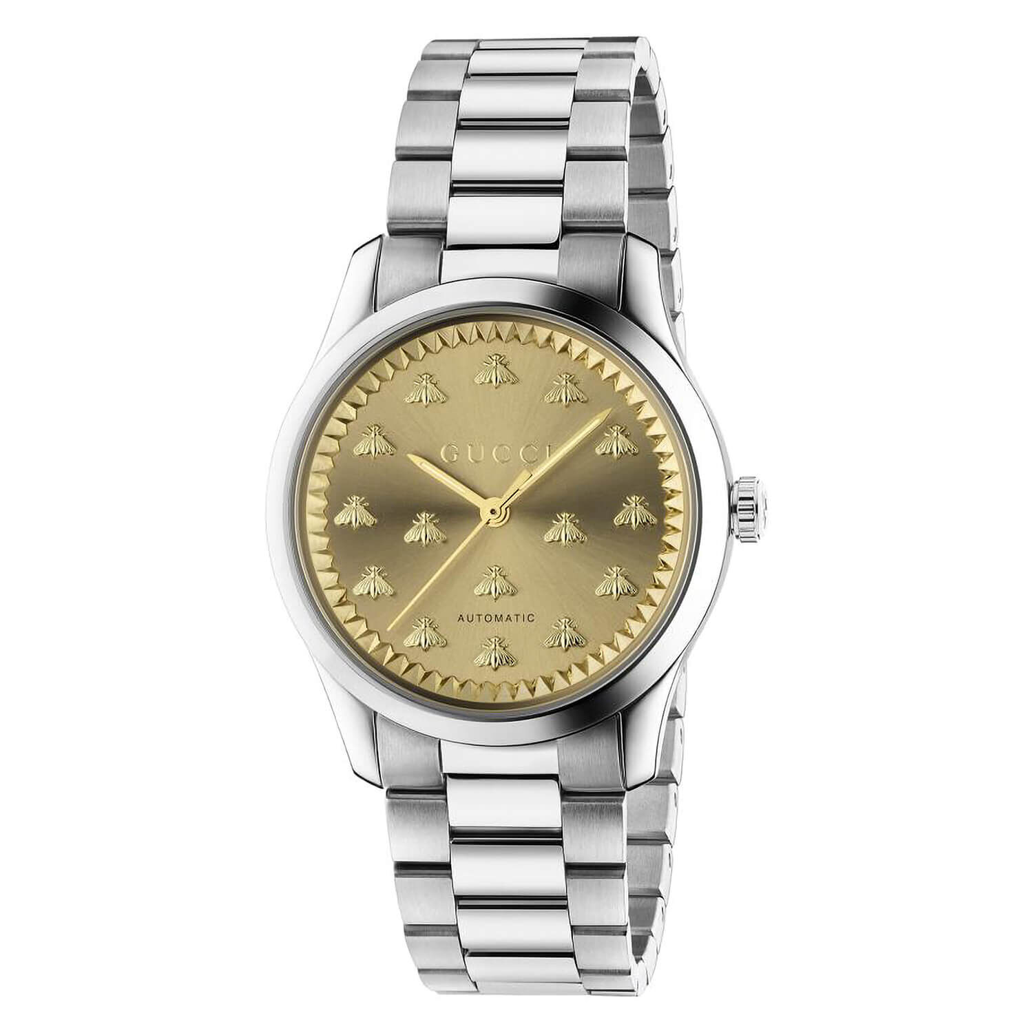 Gucci stainless discount steel bangle watch