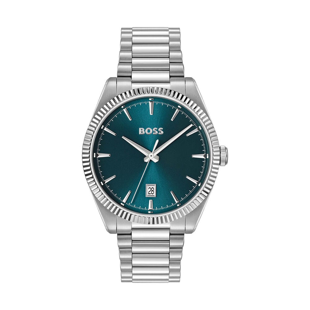 BOSS Cheswick 40mm Blue Dial Stainless Steel Bracelet Watch image number 0