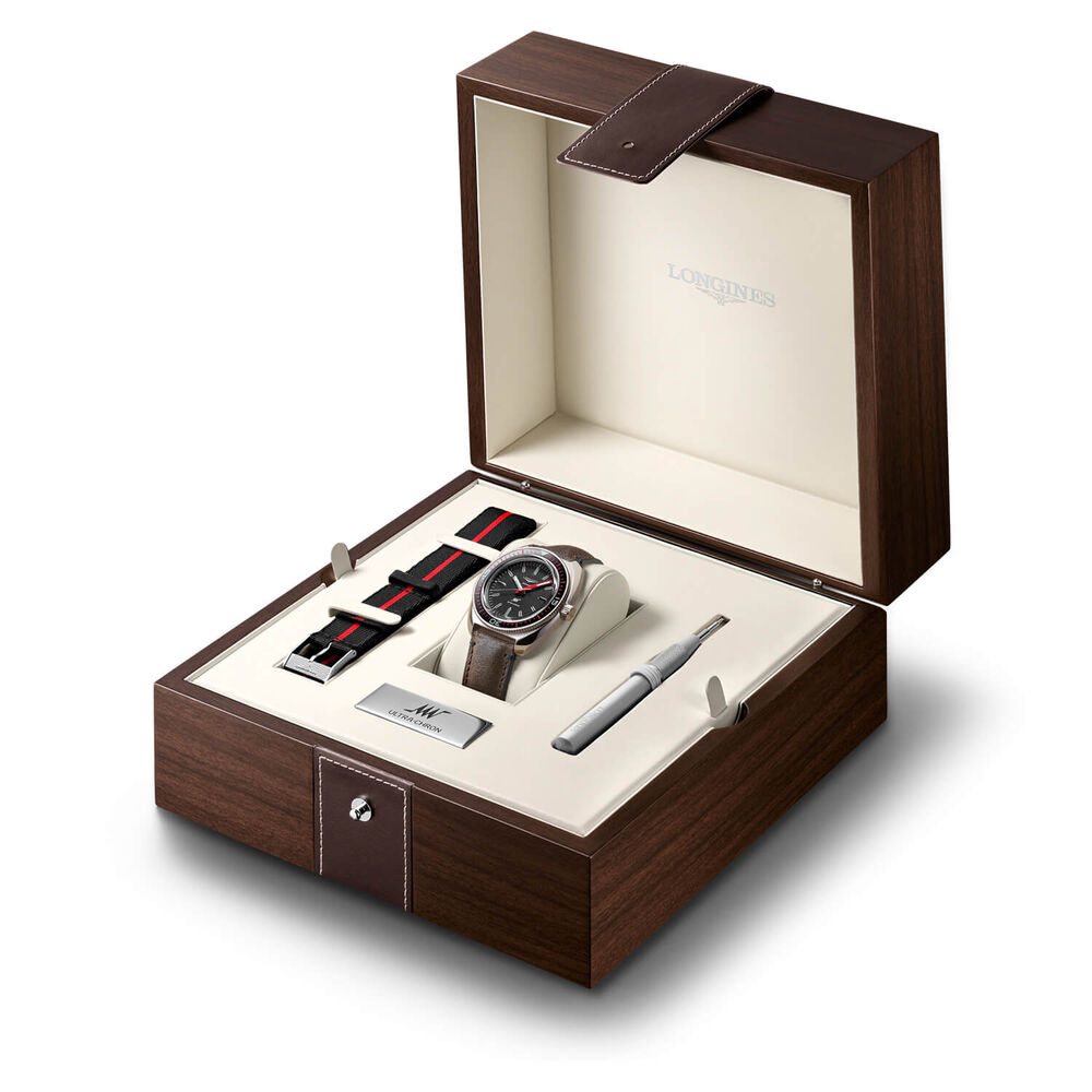 Longines Ultra - Chron Box Edition 43mm Black Dial Watch image number 3
