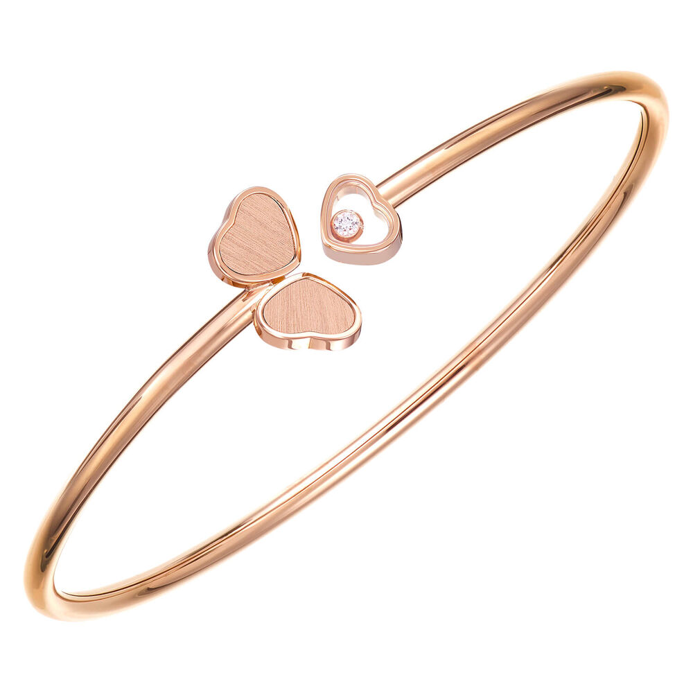 Chopard Happy Hearts 18ct Rose Gold Bangle image number 3