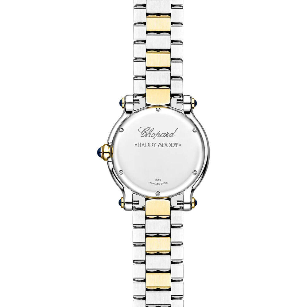 Chopard Happy Sport The First 33mm Silver Dial 0.21ct Diamonds Gold & Steel Bracelet Watch