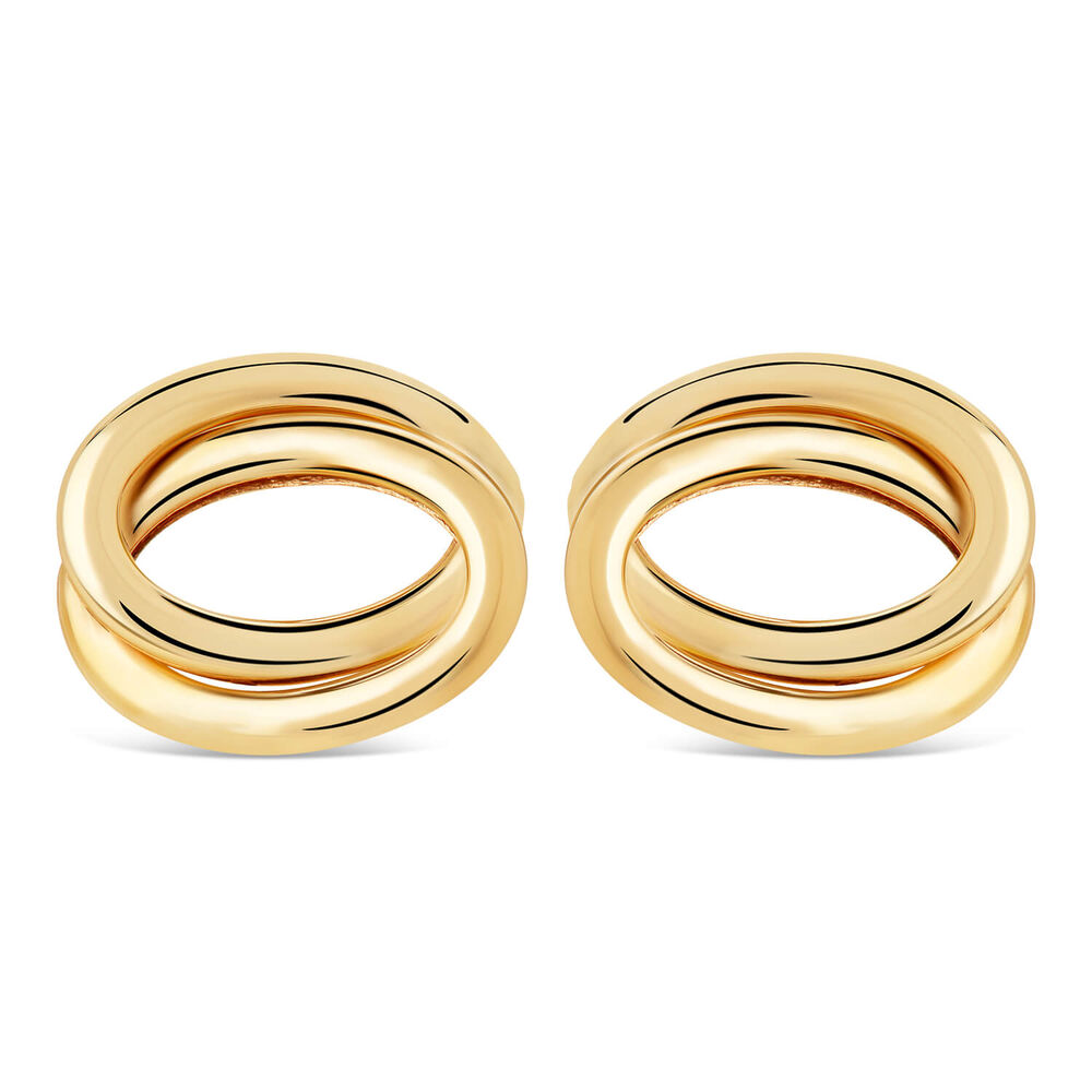 9ct Gold Stud Earrings image number 0