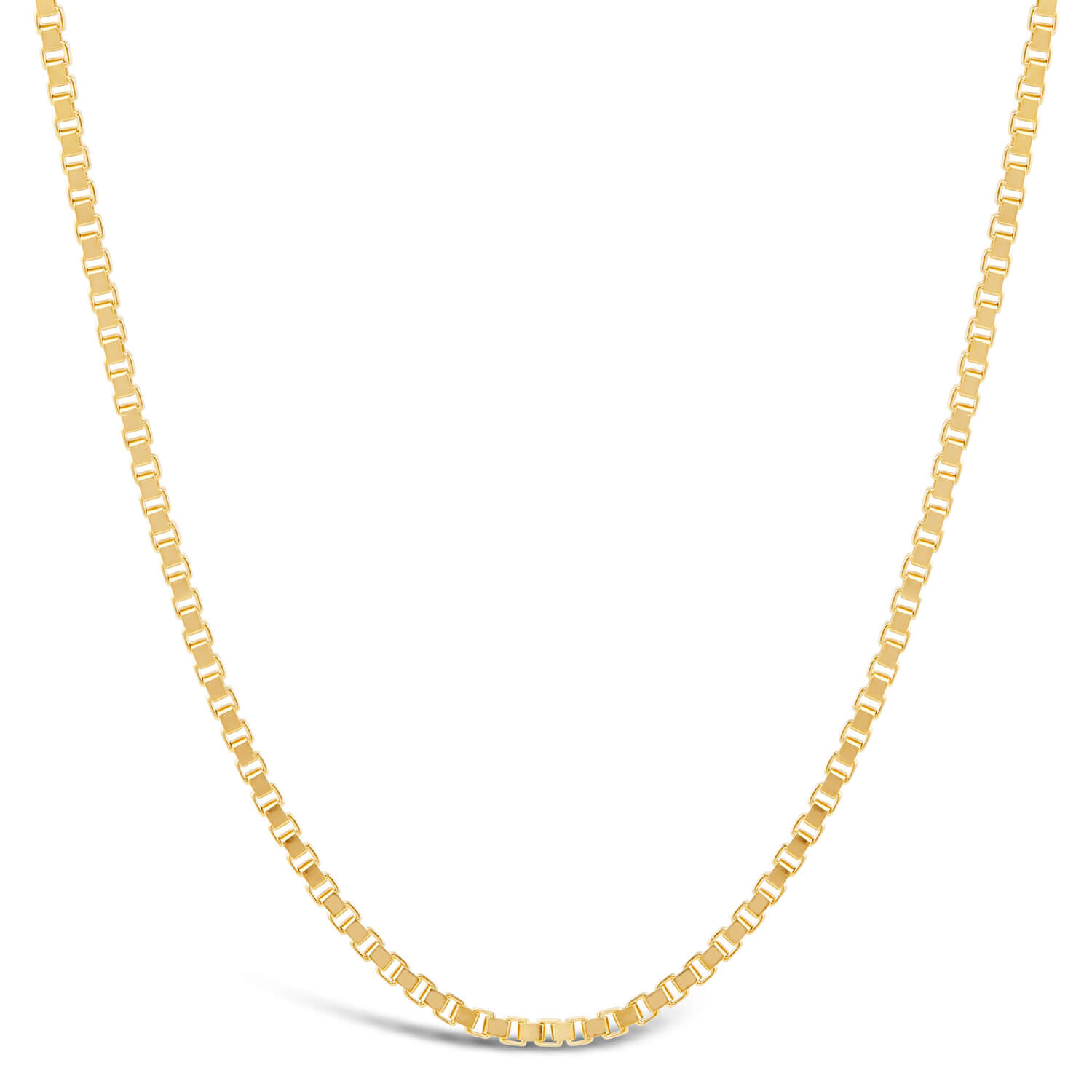 9ct Yellow Gold Venetian Box 20 Chain Necklace
