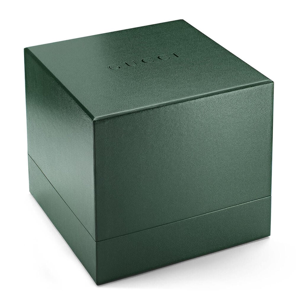 Gucci Play 28mm White Dial Interchangable Bezels Gold Tone Bangle Watch image number 5