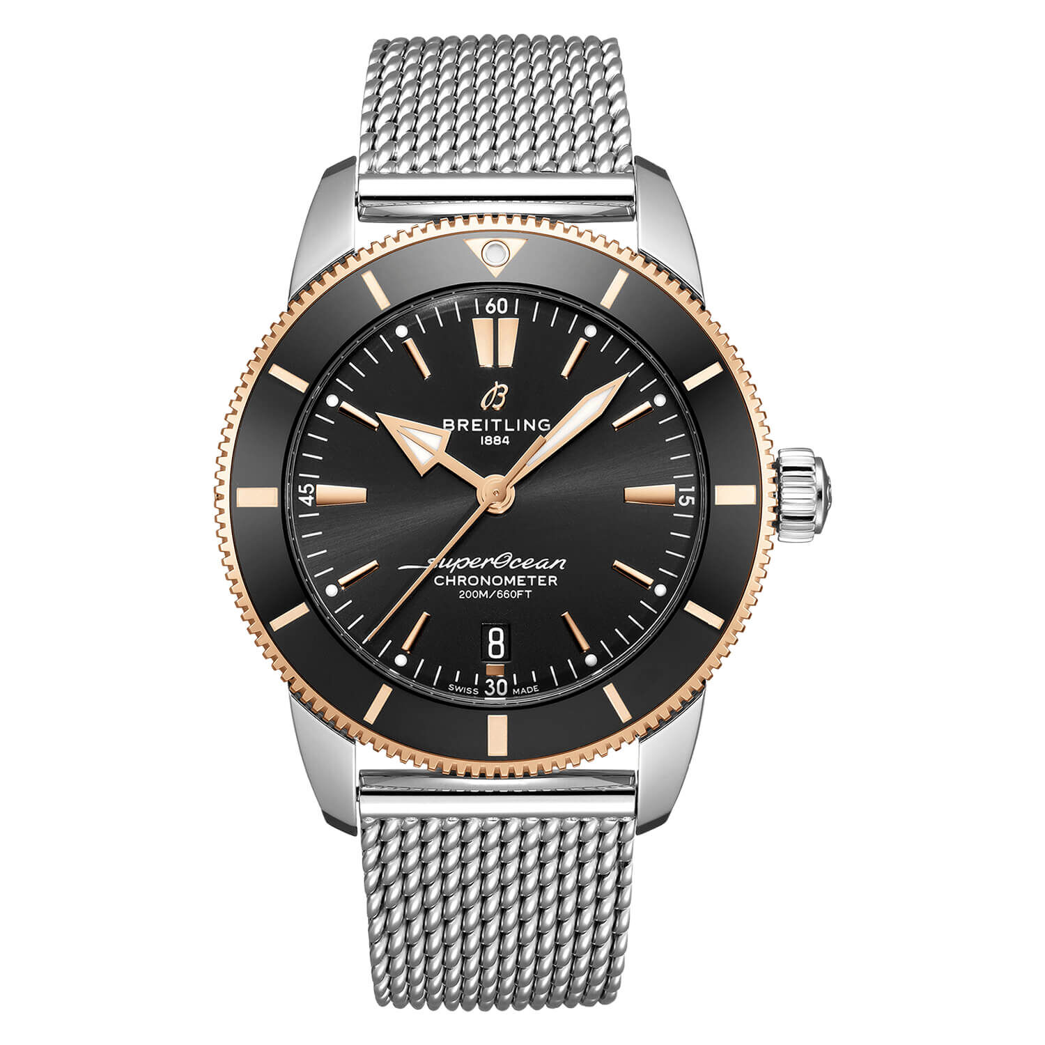 Breitling superocean heritage 2 rose gold 2025