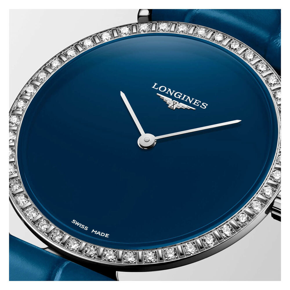Longines Elegance Le Grande Classique 29mm Blue Dial & Strap Watch image number 3