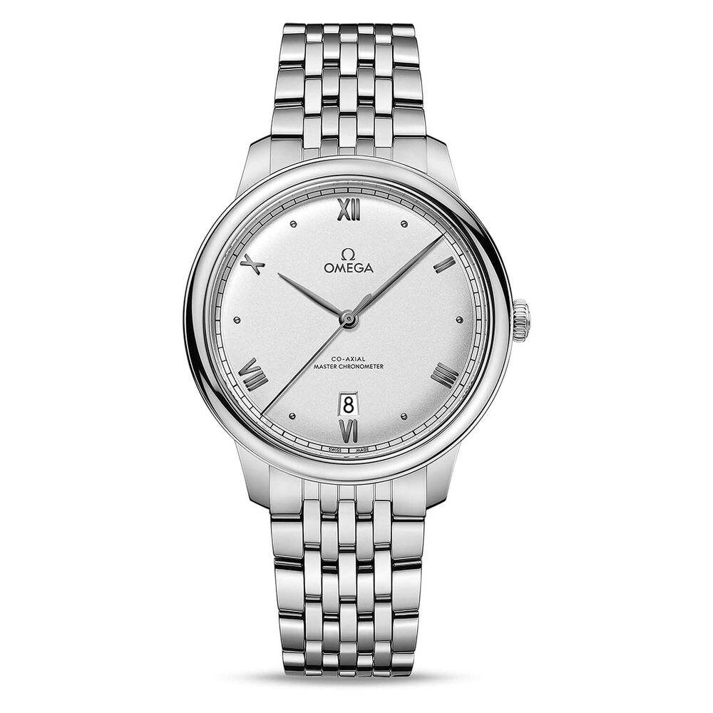 OMEGA De Ville Prestige Co-Axial Master Chronometer 40mm Silver Dial Bracelet Watch image number 0