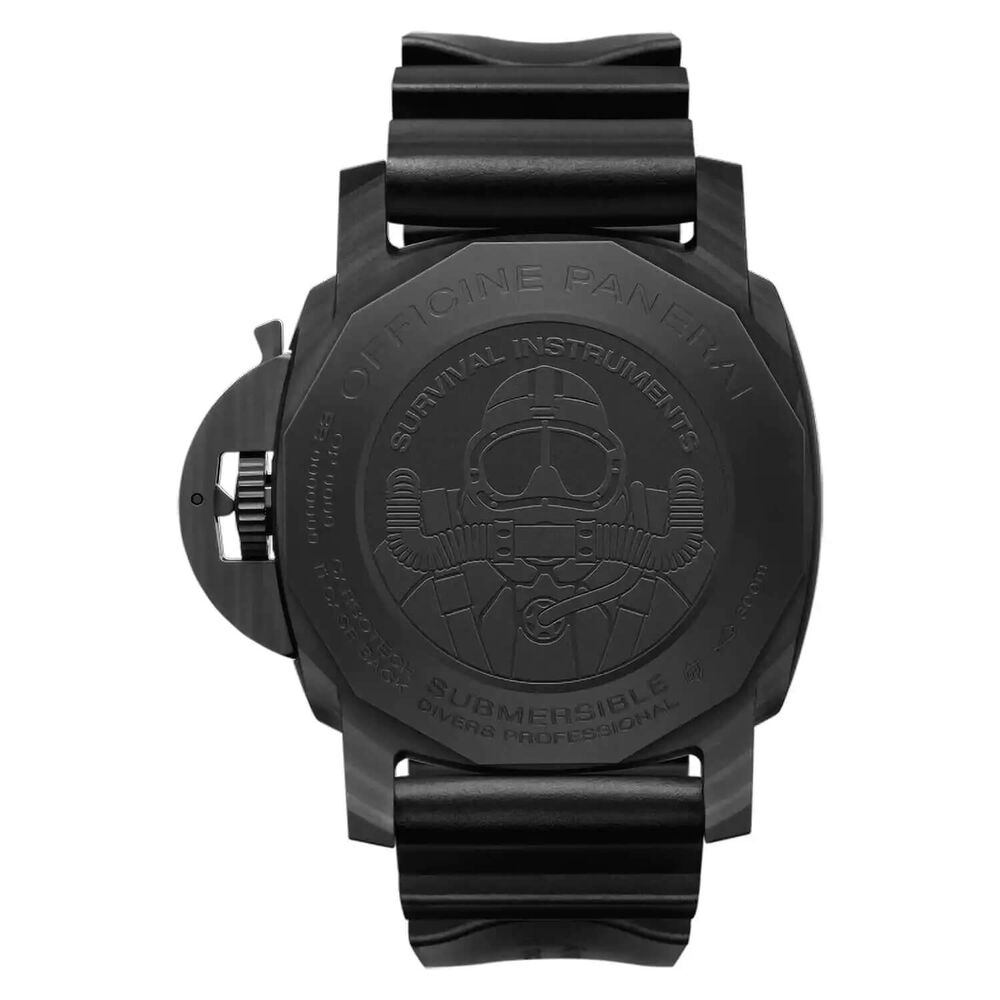 Panerai Submersible 47mm Marina Militare Carbotech™ Black Dial Strap Watch image number 1