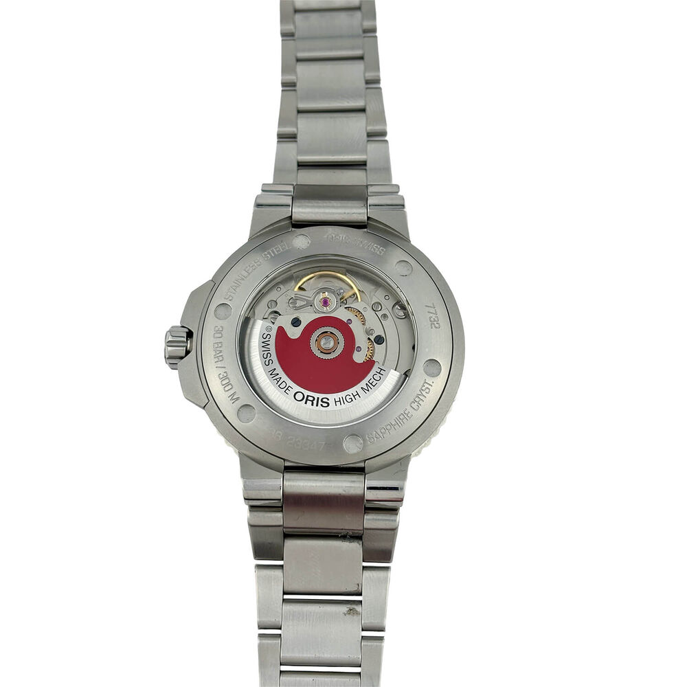 Pre-Owned Oris Aquis Date 39.5mm Blue Dial Steel Bracelet Watch image number 2