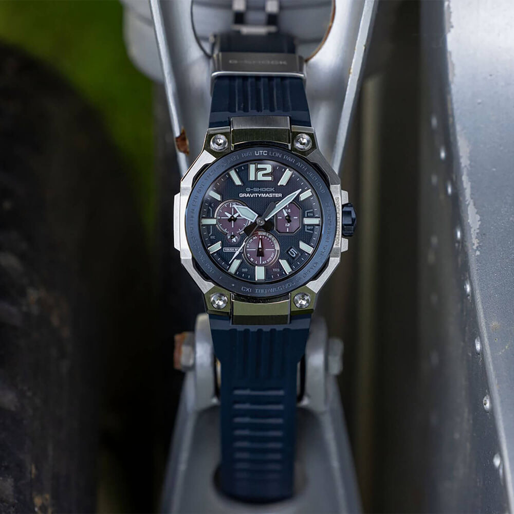 G-SHOCK Master of G Gravitymaster 56.7mm Blue Dial & Blue Strap Watch