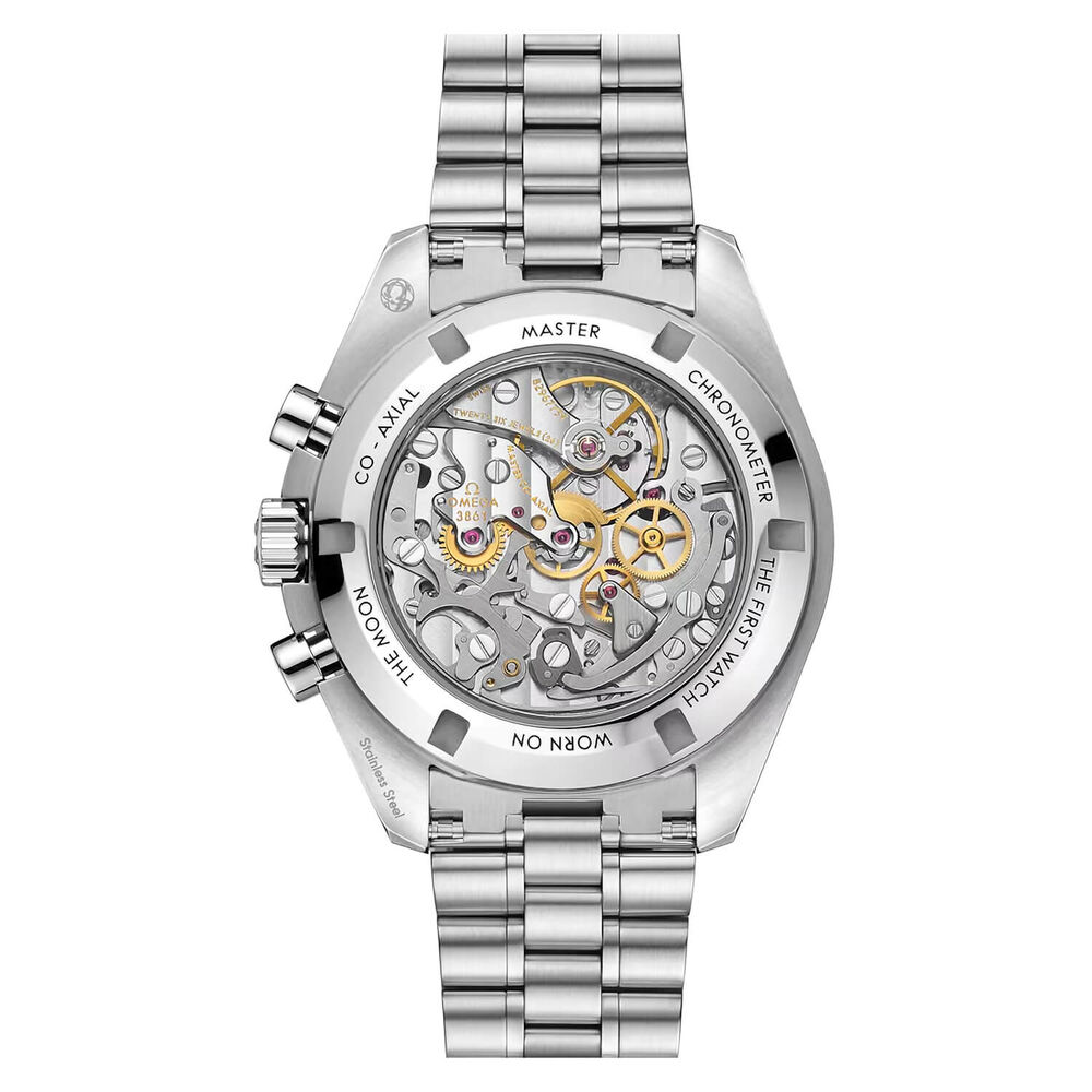 OMEGA Speedmaster Moonwatch Professional 42mm White Dial Steel Bracelet Watch image number 1