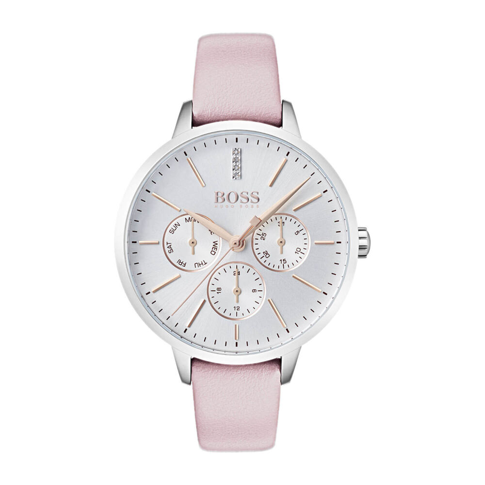 Hugo Boss Symphony Rose Leather Ladies Watch image number 0