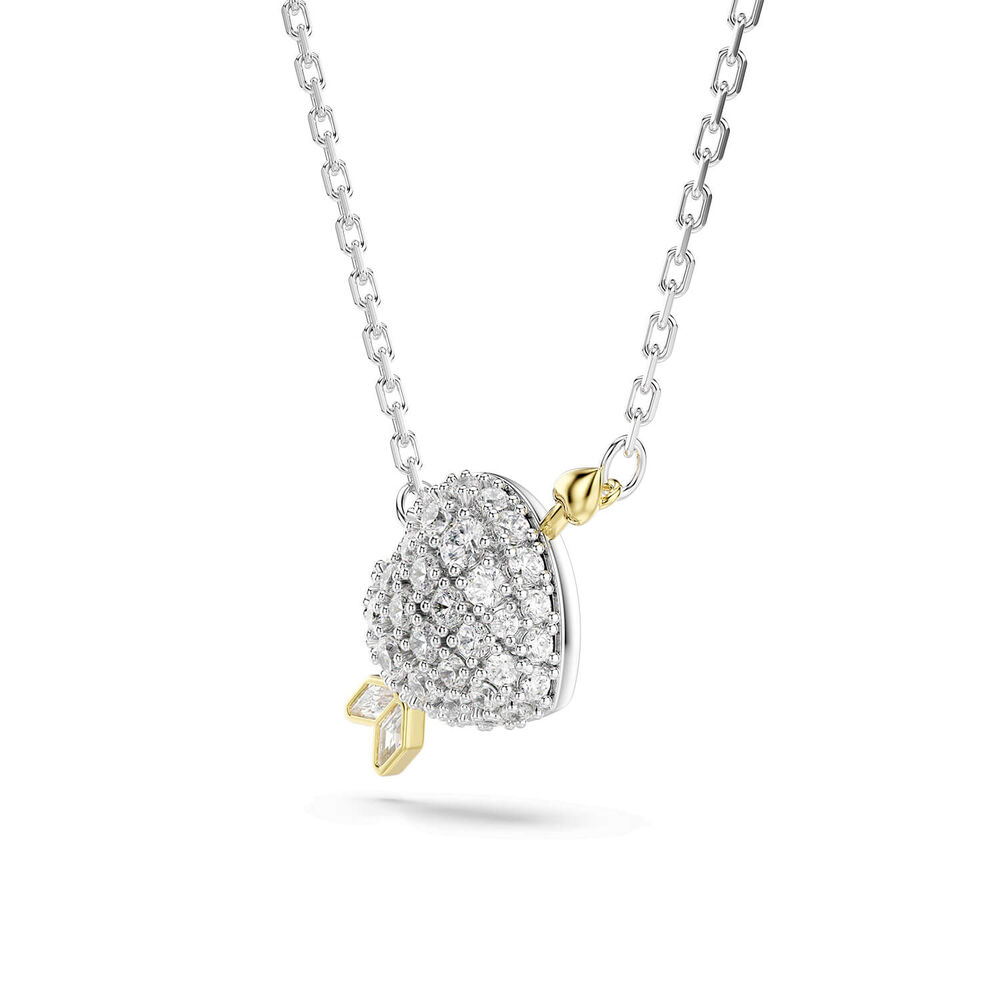 Swarovski Idyllia Cubic Zirconia Mixed Metal Finished Heart Pendant