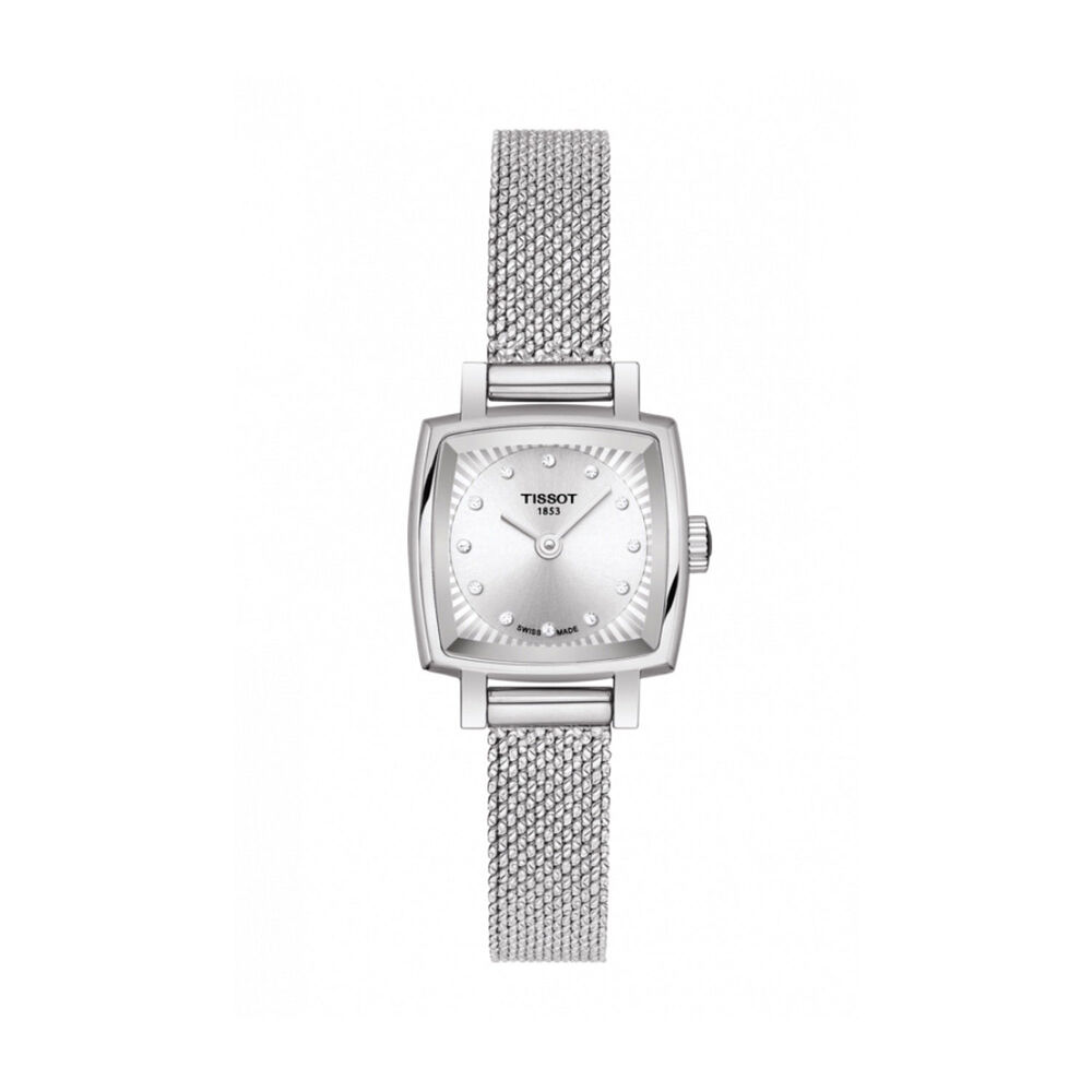 Tissot Lovely Square Steel Bracelet Strap 20mm Ladies' Watch