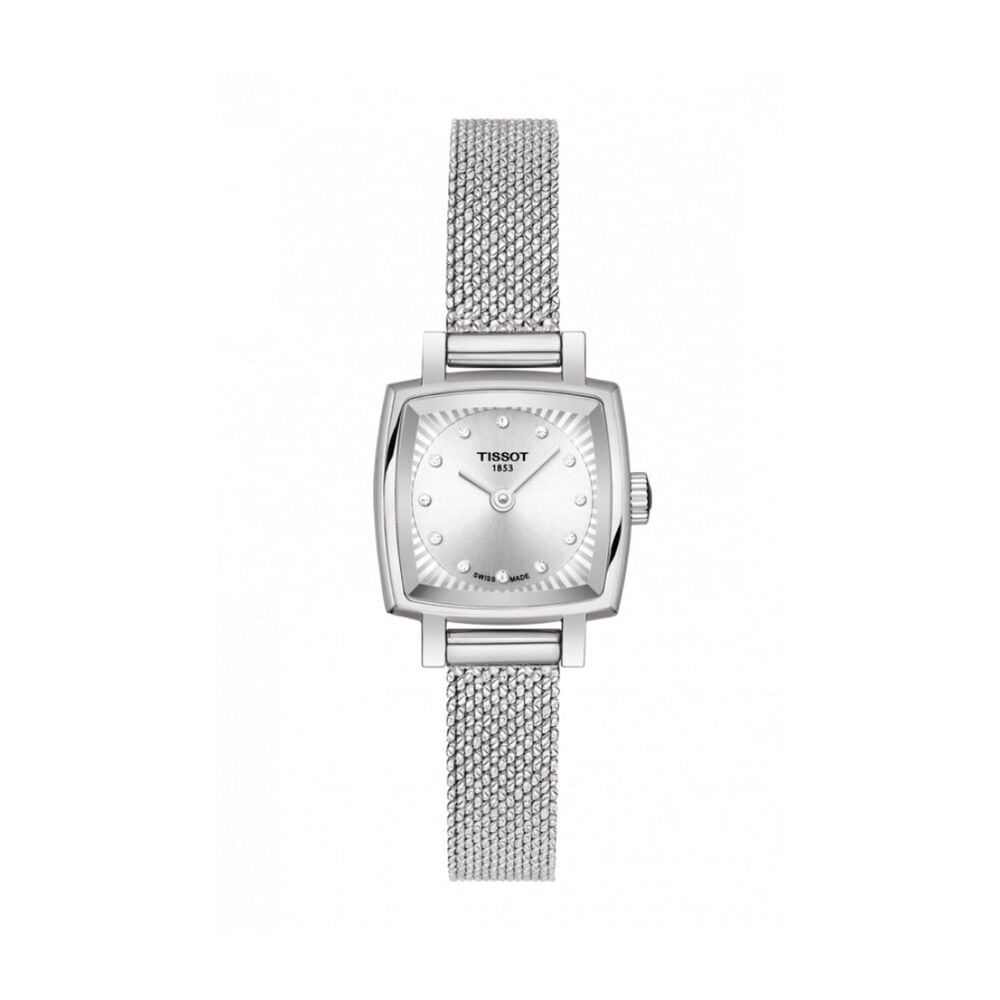 Tissot Lovely Square Steel Bracelet Strap 20mm Ladies' Watch image number 0
