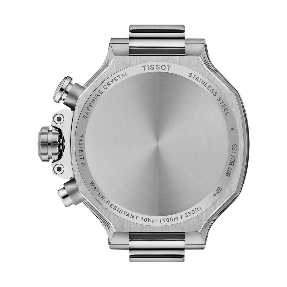 Tissot T-Race Chronograph 38mm Black Dial Rubber Strap Watch image number 2